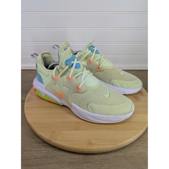 Nike‎ React Presto Shoes Kids Size 6.5Y Volt Blue Orange Lava Lamp BQ4002-700 - Picture 1 of 13